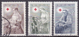 FI089 – FINLANDE – FINLAND – 1954 – RED CROSS FUND – SG 523/4 USED 8 € - Usati