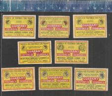 GUARANY ( INDIAN CHIEF MEDALS ) - OLD MATCHBOX LABELS MADE IN BRAZIL - Boites D'allumettes - Etiquettes