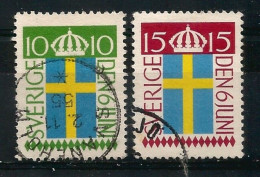 Sweden 1955 Flag 50th Anniv. Y.T. 397/398 (0) - Gebraucht