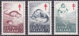 FI217 – FINLANDE – FINLAND – 1961 – ANTI-TUBERCULOSIS FUND – Y&T 512/14 MNH 9 € - Nuevos