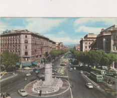 Cartolina Roma - Piazza Di Porta Pia E Via Nomentana - Places & Squares