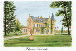 CPM - E - GIRONDE  - MARGAUX - CHATEAU LASCOMBES - DESSIN YAN DE SIBER - VIN - Margaux