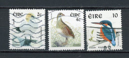 IRLANDE -  OISEAUX   N° Yvert 1022+1023+1024 Obli - Gebraucht