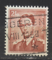 COB 1028 Oblitération Télégraphe TONGEREN - 1953-1972 Bril