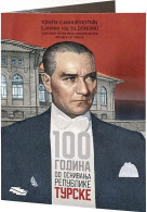 2023 - Serbia - 100th Anniversary Of The Proclamation Of The Republic Of Türkiye - Mini S/Sheet+FDC & Portfolio & Folder - Neufs