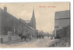 CPA 59 Feignies Rue De L'église - Feignies