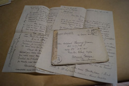 Guerre 40 - 45 ,oblitération De Dampremy + Courrier,belle Oblitération Miltaire - Guerra 40 – 45 (Cartas & Documentos)