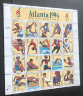 USA MNH 1996 Olympic, World Dinosaurs,inects+7 Sheets Complete About $35+ Face One Slight Crease See All Photos - Hojas Completas