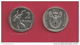 SOUTH AFRICA, 2013, Circulated Coin , 2 Rand, C1374, Scan C1374 - Afrique Du Sud