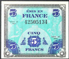 FRANCE * Billets Du Trésor * 5 Francs Drapeau * 1944 * Sans Série * Etat/Grade NEUF/UNC - 1944 Drapeau/France