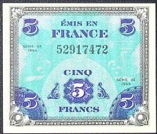 FRANCE * Billets Du Trésor * 5 Francs Drapeau * 1944 * Sans Série * Etat/Grade NEUF/UNC - 1944 Bandiera/Francia