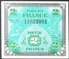 FRANCE * Billets Du Trésor * 2 Francs Drapeau * 1944 * Sans Série * Etat/Grade NEUF/UNC - 1944 Bandiera/Francia