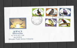 ETHIOPIA 2019 BIRDS FDC - Ethiopie