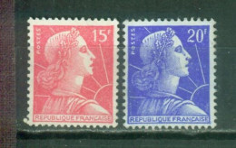 YT N° 1011 1011B Neufs Sans Gomme - 1955-1961 Marianne (Muller)
