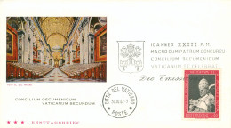 Vatican Cité Du Vatican Cita Del Vaticano Pape Jean XXIII First Day Cover Premier Jour Timbre Sur Enveloppe Bon état - Autres & Non Classés