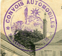 BEAU CACHET CONVOIS AUTOMOBILES - SECTION TM - - Cimetières Militaires