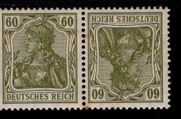 Deutsches Reich K 4 Germania MNH Postfrisch ** Neuf - Postzegelboekjes & Se-tenant