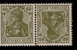 Deutsches Reich K 4 Germania MNH Postfrisch ** Neuf - Libretti & Se-tenant