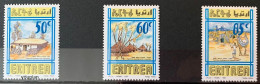 Eritrea 1997, Traditional Houses, MNH Stamps Strip - Eritrea