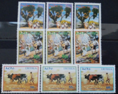 Eritrea 2004, Paintings, MNH Stamps Set - Eritrea