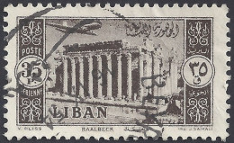 LIBANO 1954 - Yvert A99° - Baalbek | - Liban