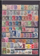 UN LOT DE 137 TIMBRES  OBLITERES - Collections