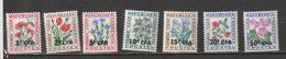 Réunion Scott J49-J55 Yvert Taxe 47-53 (7) ** Cote - $ 1964 - Postage Due