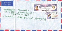 SEYCHELLES - AIR MAIL 1982 - KARLSRUHE/DE / 5142 - Seychelles (1976-...)