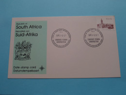 RSA Republic Of SOUTH AFRICA / SUID-AFRIKA 1983 Simonstad ( Date-stamp Card > Voir / See SCAN ) Blanco Rug ! - Altri & Non Classificati