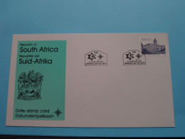 RSA Republic Of SOUTH AFRICA / SUID-AFRIKA 1985 ISRAPHIL Tel Aviv ( Date-stamp Card > Voir / See SCAN ) Blanco Rug ! - Altri & Non Classificati