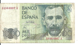 ESPAGNE 1000 PESETAS 1979 VF P 158 - [ 4] 1975-…: Juan Carlos I.