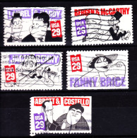 USA 1991  Comedians: Scott # 2562 Tem 2566   Complete Serie - Gebruikt