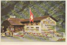 GADMEN, HOTEL RESTAURANT ALPENROSE COULEUR REF 13504 - Gadmen 