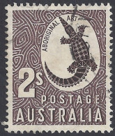 AUSTRALIA 1956 - Yvert 229° - Coccodrillo | - Gebruikt