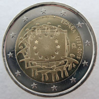 ES20015.2 - ESPAGNE - 2 Euros Commémo. 30 Ans Du Drapeau Européen - 2015 - Spanje