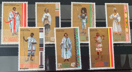 Ethiopia 1971, Traditional Costumes From The Provinces, MNH Stamps Set - Etiopia