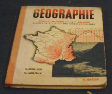 Géographie – Cours Moyen 1ère Et 2ème Années - 6-12 Jahre
