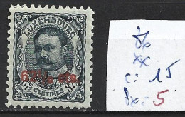 LUXEMBOURG 86 ** Côte 15 € - 1906 Guillaume IV