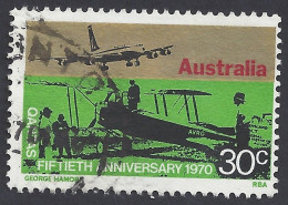 AUSTRALIA 1970 - Yvert 423° - Qantas | - Gebruikt