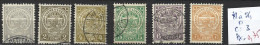 LUXEMBOURG 89 à 94 Oblitérés Côte 3 € - 1907-24 Abzeichen