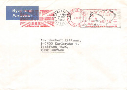 NEW ZEALAND - AIRMAIL AUCKLAND 1982 - KARLSRUHE/DE -METER- / 5153 - Storia Postale