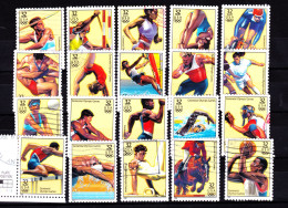 USA 1996  Summer Olympic Games: Scott # 3068 A-t   Complete Serie - Used Stamps