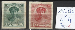 LUXEMBOURG 135-36 * Côte 4 € - 1914-24 Maria-Adelaide