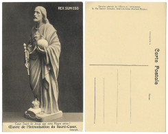 Braine-le-Comte OEuvre De L'Intronisation Du Sacré-Coeur, Jésus, REX SUM EGO 16 Rue Damien Deveuster, TTB-CPA - Braine-le-Comte