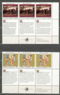 ONU VIENNE DECLARATION UNIVERSELLE DES DROITS DE L'HOMME 112/117 MNH ** - Nuovi