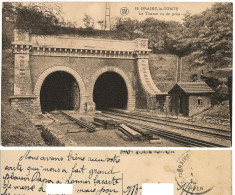 Braine-le-Comte Le Tunnel Vu De Près, TTB-CPA Vintage - Braine-le-Comte