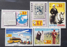 Ethiopia 2019, 125th Anniversary Of Ethiopian Postal Service Enterprise, MNH Stamps Set - Etiopia