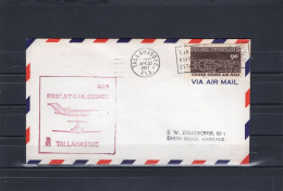 USA 1967 First Flight Cover Jet First Flight AM5 Tallahassee - Memphis - Enveloppes évenementielles