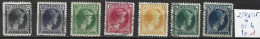 LUXEMBOURG 219 à 25 Oblitérés Côte 4 € - 1926-39 Charlotte Di Profilo Destro