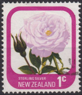 1975 Neuseeland ° Mi:NZ 667C, Sn:NZ 584, Yt:NZ 645, Rose "Sterling Silver" - Usati